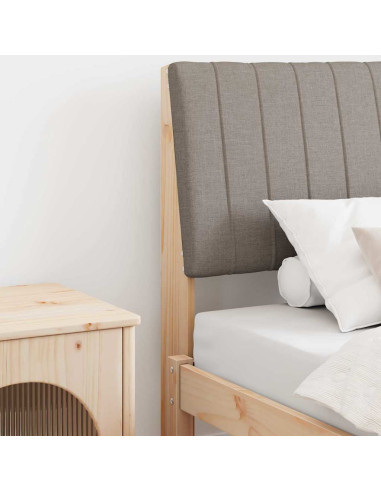 Testiera imbottita Talpa 90 cm Pino massello
