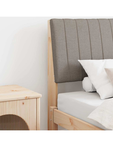 Testiera imbottita Talpa 90 cm Pino massello