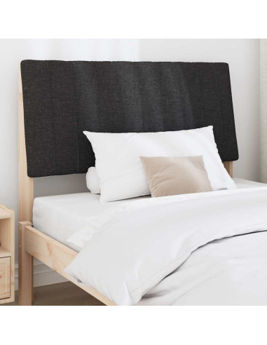 Testiera imbottita Nero 100 cm Pino massello