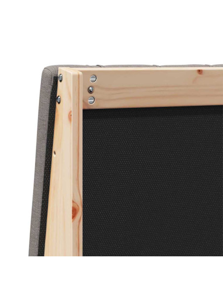 Testiera imbottita Talpa 160 cm Pino massello