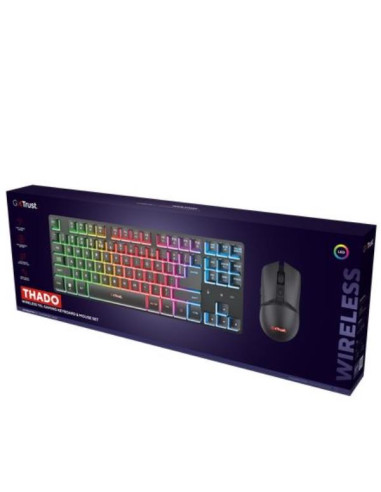 GXT832 THADO WRLS KB&M SET BLK IT