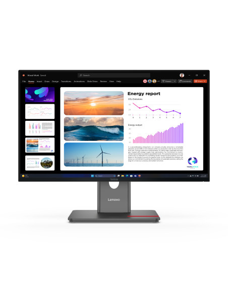 Lenovo ThinkVision P24Q-40 Monitor PC 60,5 cm (23.8") 2560 x 1440 Pixel Quad HD LCD Nero