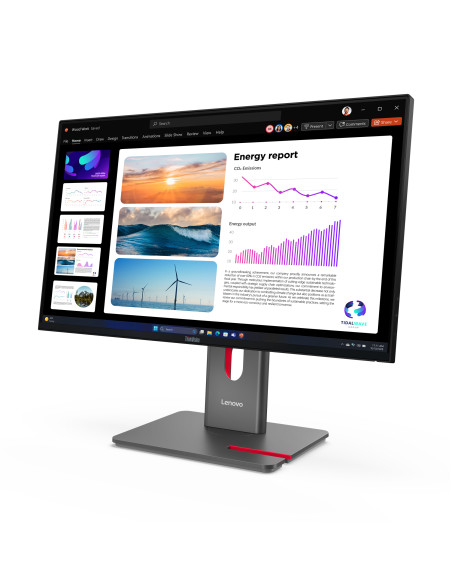 Lenovo ThinkVision P24Q-40 Monitor PC 60,5 cm (23.8") 2560 x 1440 Pixel Quad HD LCD Nero