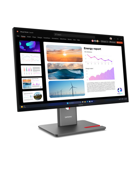 Lenovo ThinkVision P24Q-40 Monitor PC 60,5 cm (23.8") 2560 x 1440 Pixel Quad HD LCD Nero