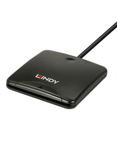 Lindy 43407 lettore di carte magnetiche USB Nero