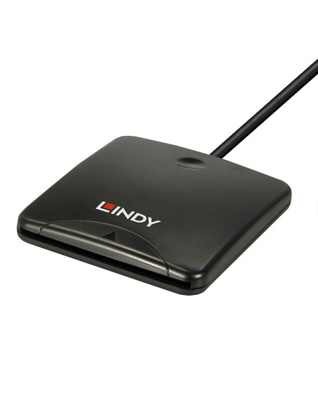 Lindy 43407 lettore di carte magnetiche USB Nero