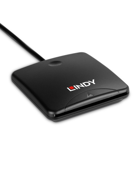 Lindy 43407 lettore di carte magnetiche USB Nero