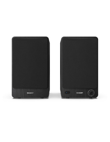 Sharp Bookshelf Speakers 2-vie Nero Con cavo e senza cavo 60 W