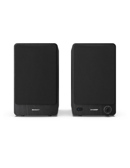 Sharp Bookshelf Speakers 2-vie Nero Con cavo e senza cavo 60 W