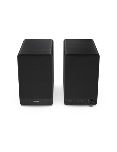 Sharp Bookshelf Speakers 2-vie Nero Con cavo e senza cavo 60 W