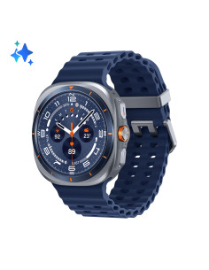 Samsung Galaxy Watch Ultra 2025 (Titanium Blue, LTE, 47mm) Smartwatch Galaxy AI, Design resistente agli urti, Batteria a lunga d