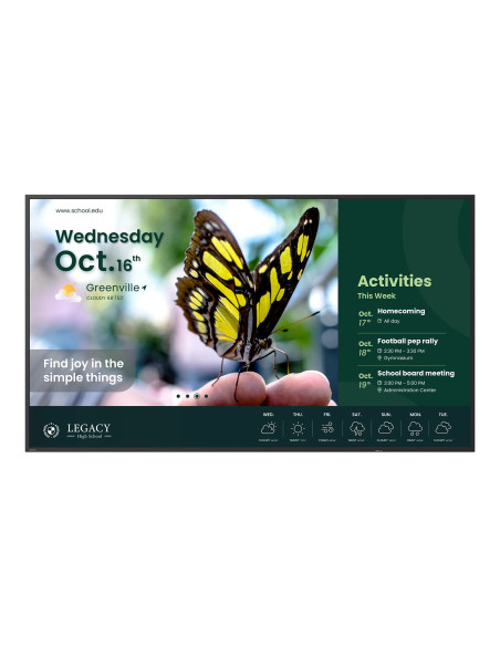 BenQ ST6504 Pannello piatto per segnaletica digitale 165,1 cm (65") LCD 350 cd/m² 4K Ultra HD Nero Processore integrato Android