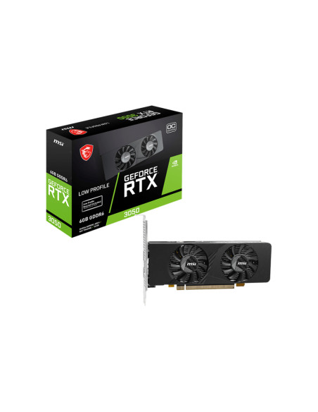 MSI GEFORCE RTX 3050 LP E 6G OC scheda video NVIDIA 6 GB GDDR6