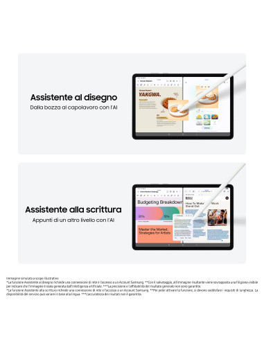 Samsung Galaxy Tab S11, Tablet AI, Wi-Fi, Design Leggero, Strumenti AI Multimodali, DeX, RAM 12GB, 128 GB, Batteria a Lunga Dura