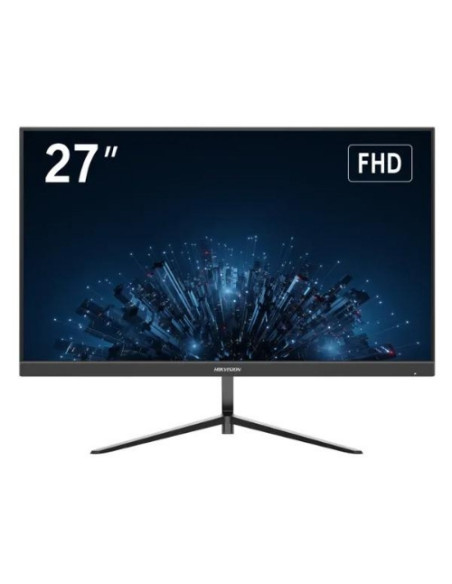 MONITOR HIKVISION LED 27" Wide DS-D5027F3-2P2 IPS 1920x1080 5ms 100 HZ 300cd/mq 1000:1 VGA HDMI