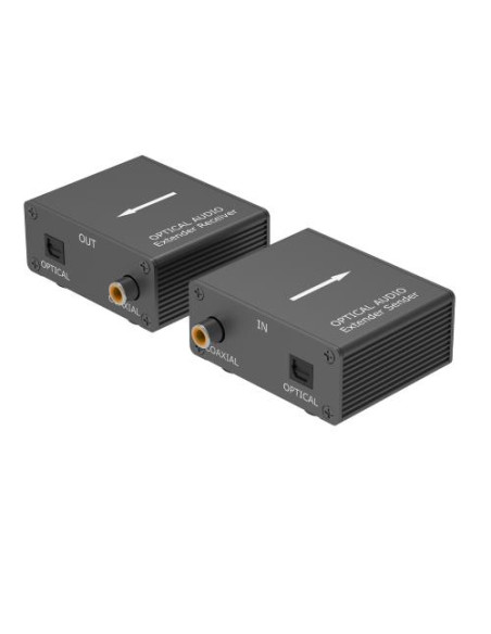 Propart Kit TX-RX Extender Audio TOSLINK SPDIF, 100MT UTP, POE