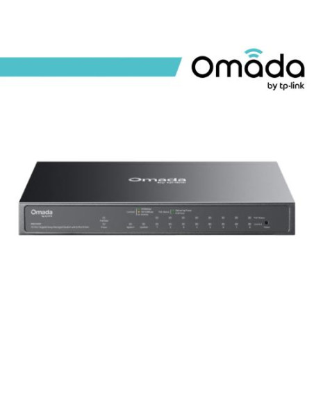 OMADA SWITCH GIGABIT EASY MANAGED A 10 PORTE CON 8 PORTE POE+ - ES210GP