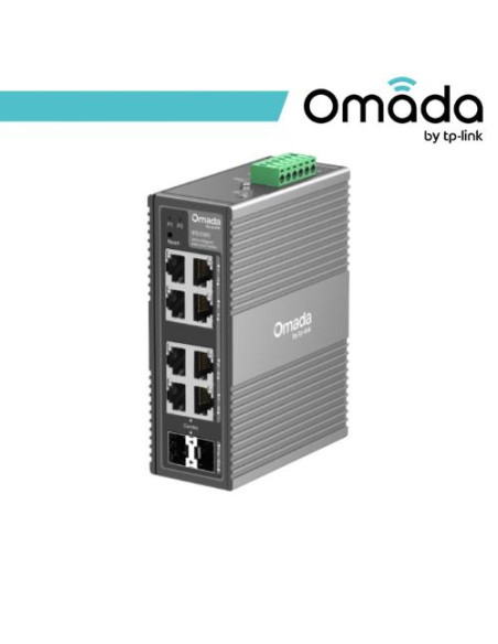 OMADA 8-PORT GIGABIT INDUSTRIAL EASY MANAGED SWITCH - IES208G
