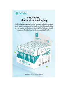 DEVIA ESPOSITORE KINTONE 25 CAVI IN SILICONE 5PZ A-C 5PZ A-L 5PZ C-L 10PZ C-C CAVI 1 M