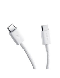 CAVO DATI/CARICA PER SMARTPHONE TYPE-C/TYPE-C 3A BRAIDED 1M XIAOMI WHITE BHR0878GL
