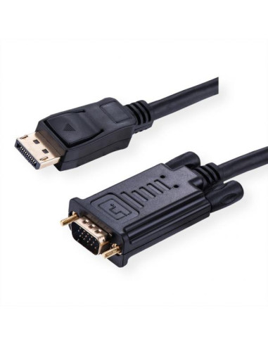 ROLINE 11.04.5972 cavo e adattatore video 2 m DisplayPort VGA (D-Sub) Nero