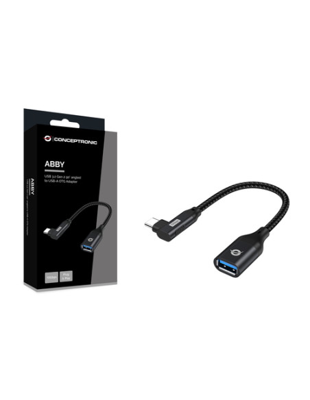 Conceptronic ABBY19B adattatore per inversione del genere dei cavi USB-C USB-A Nero