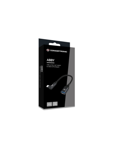 Conceptronic ABBY19B adattatore per inversione del genere dei cavi USB-C USB-A Nero