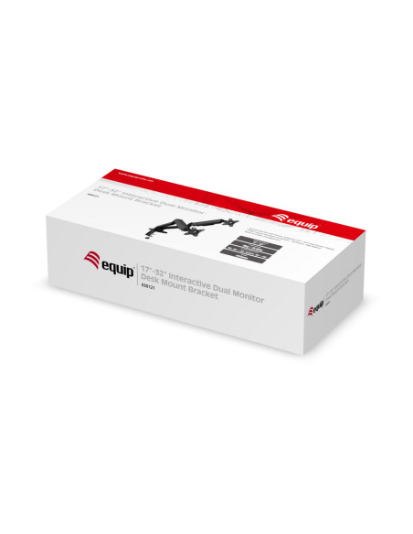 Equip Staffa di montaggio da scrivania per doppio monitor interattivo da 17” a 32”