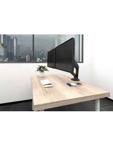 Equip Staffa di montaggio da scrivania per doppio monitor interattivo da 17” a 32”