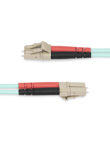 StarTech.com Cavo in Fibra Ottica Multimodale OM4 LC/LC UPC da 20 m, Fibra LOMMF/VCSEL da 50/125 µm, reti 100G, Cavo Ottico con