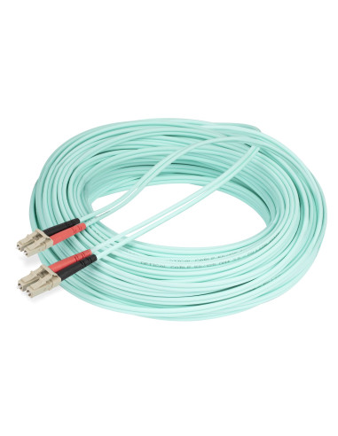 StarTech.com Cavo in Fibra Ottica Multimodale OM4 LC/LC UPC da 20 m, Fibra LOMMF/VCSEL da 50/125 µm, reti 100G, Cavo Ottico con