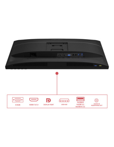 AOC E4 X24E4U Monitor PC 61 cm (24") 1920 x 1200 Pixel Full HD LED Nero