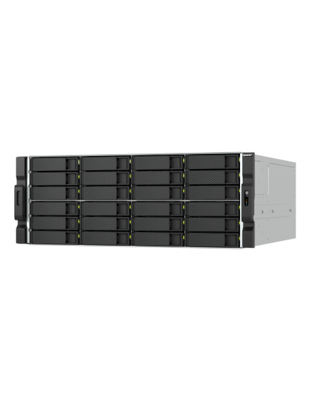 QNAP TS-h2477AXU-RP Server di archiviazione Armadio (4U) AMD Ryzen™ 7 7745 32 GB DDR5 0 TB QNAP QTS Nero, Grigio