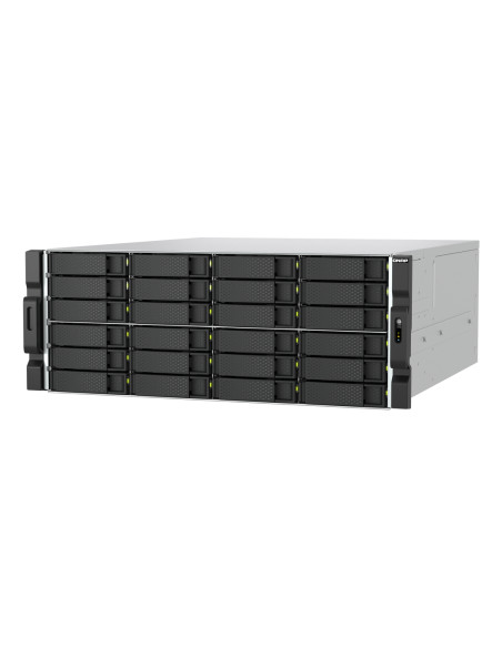 QNAP TS-h2477AXU-RP Server di archiviazione Armadio (4U) AMD Ryzen™ 7 7745 32 GB DDR5 0 TB QNAP QTS Nero, Grigio
