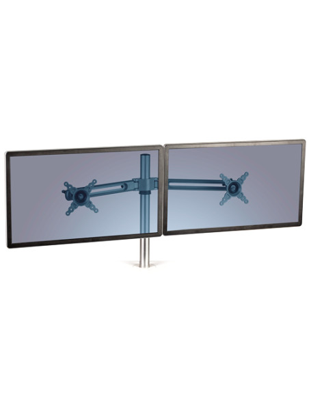 Fellowes 8042901 Supporti a parete per TV 66 cm (26") Scrivania Argento