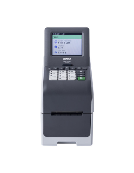 Brother TD-2350DSA203 stampante per etichette (CD) Termica diretta 203 x 203 DPI 152 mm/s Con cavo e senza cavo Collegamento eth