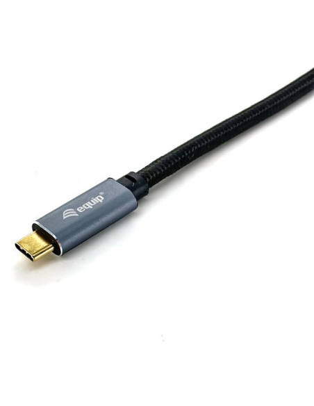 Equip 128359 Cavo USB 3.2 Gen 2 da C a C, M/M, 3,0 m, PD100W , 4K/60Hz, 10Gbps, nero