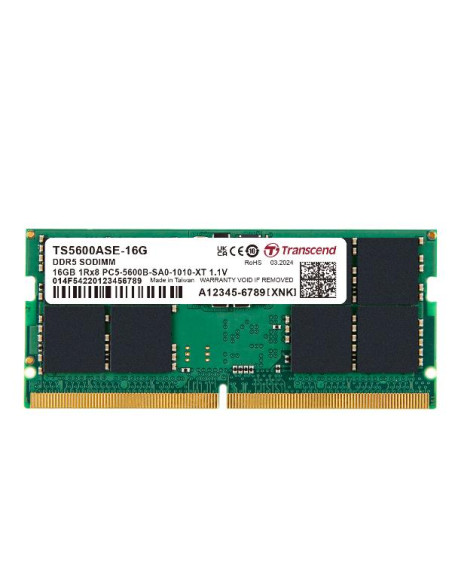 16GB TS DDR5 5600 SO-DIMM 1RX8 CL46