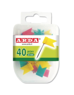 CF40 SPILLI BANDIERA  GAMBO 2,2 CM 2