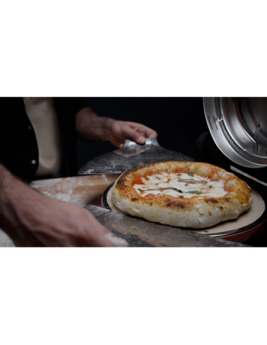 Ariete 934 Pizzeria Gourmet, Forno per pizza napoletana e calzoni, 1500W, Temperatura 400°C, 3 minuti di cottura, Pietra refrat