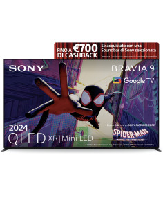 Sony BRAVIA 9 QLED (XR l Mini LED) 85 Pollici 4K HDR Google Smart TV (2024) | Gaming Menu per PlayStation 5, IMAX Enhanced, Dolb 2