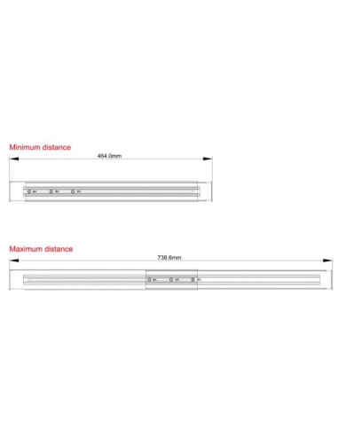 RACKMOUNT RAIL KIT 1U FOR ZEUS51EXX