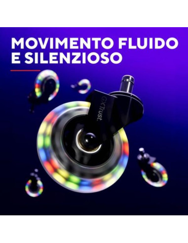 GXT701 LED GEL CHAIR WHEELS