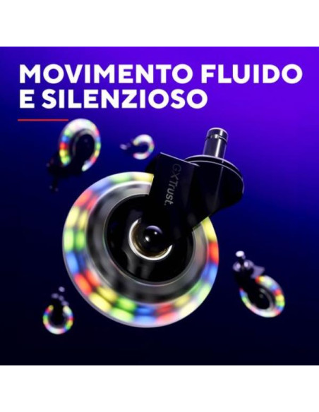 GXT701 LED GEL CHAIR WHEELS