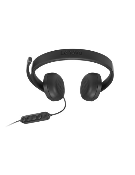 Lenovo VoIP Headset 5000 Auricolare Cablato A Padiglione Ufficio USB tipo-C Nero