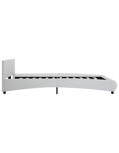 Giroletto con LED Bianco in Similpelle 160x200 cm