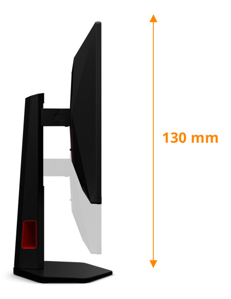 AOC G4 25G4KUR Monitor PC 62,2 cm (24.5") 1920 x 1080 Pixel Full HD LED Nero, Rosso