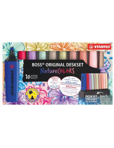 AST10 STABILO BOSS NATURE DESKSET 2