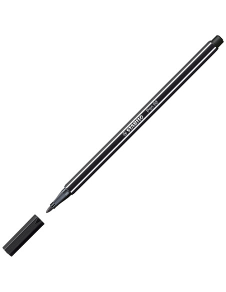 STABILO Pennarello Premium - Pen 68 - ARTYLine - Astuccio da 12 con appendino - 12 colori assortiti