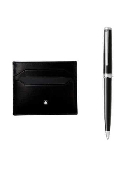 SET PIX NERA + PORTACARTE 6CC